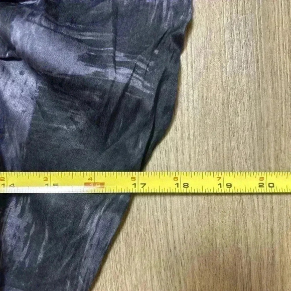 Banana Republic Purple Plum Black 100% Silk Dress Petite S Super Soft I1 - Picture 10 of 10